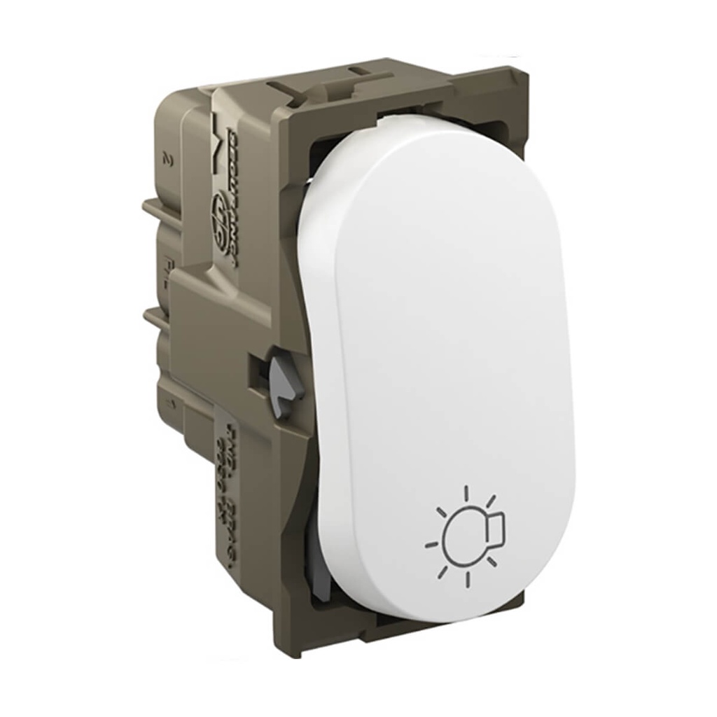 Interruptor Pulsador Minuteria Branco Borne Automático PIAL Nereya Legrand