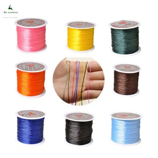 St.Kunkka 10/50m 1 Mm Cordão Elástico Esticado Para Pulseiras Colar De Nylon Jóias Diy