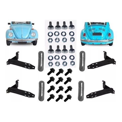 Kit Completo Suporte Parachoque Fusca Ate 1977 em Oferta na Shopee