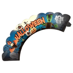 Wrapper para CupCake Festa Halloween - 12 unidades - Nc Toys