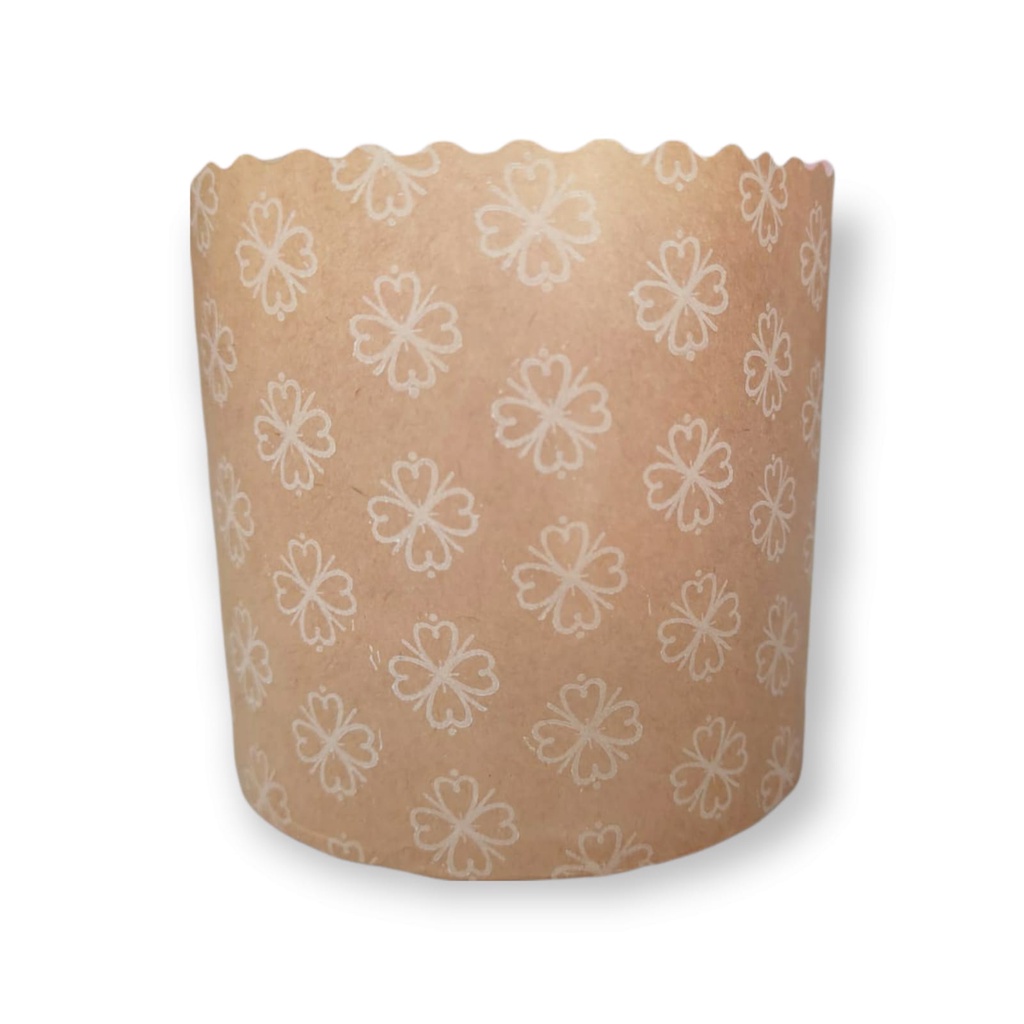 Forma de Papel Panetone Estampada 250g c/100 un