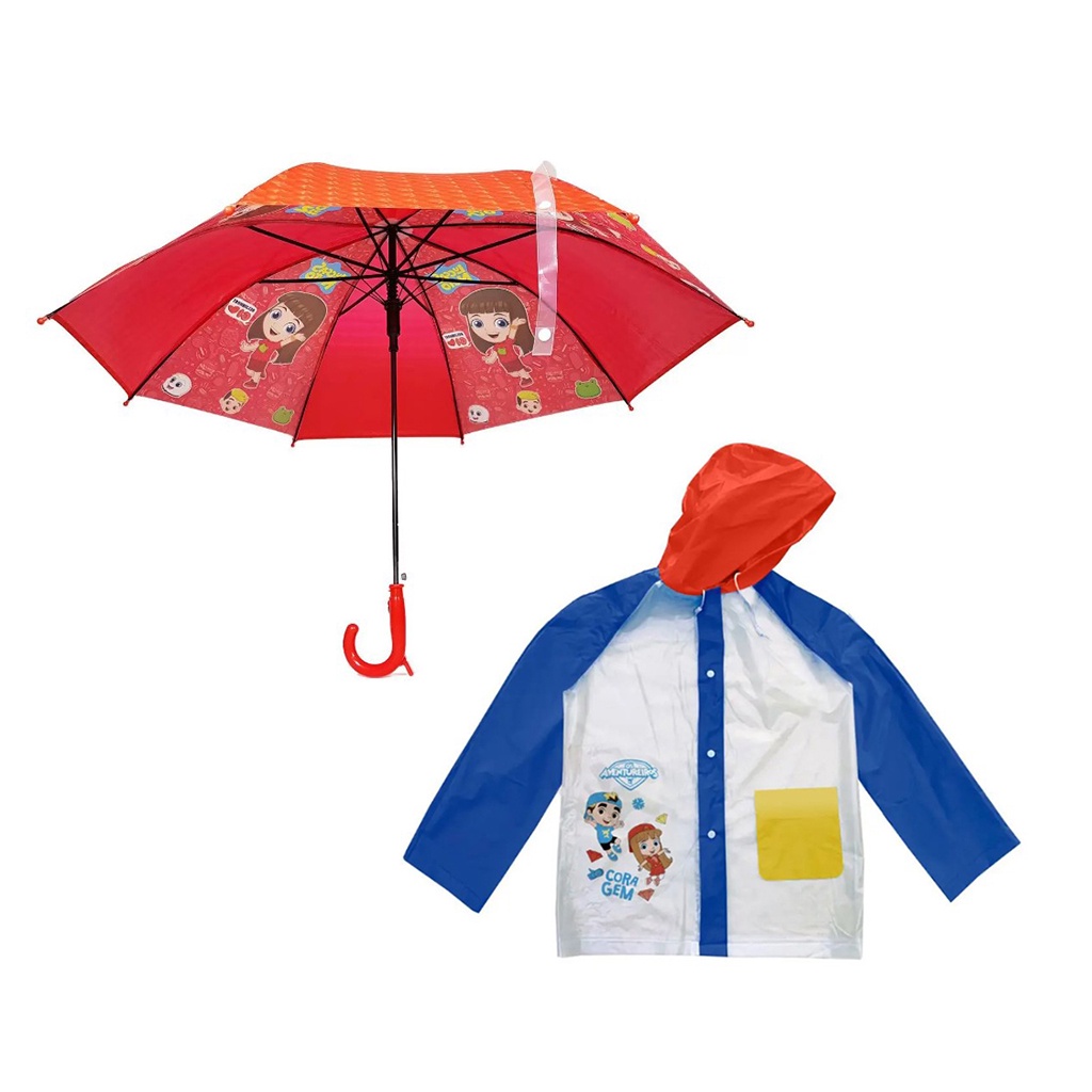 Guarda-Chuva Infantil + Capa de Chuva Gi Luccas Neto - Semax