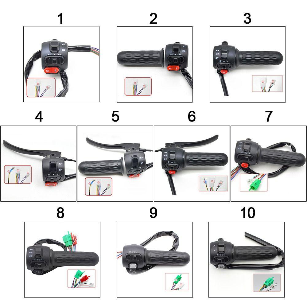 Controlador De Acelerador Torcido Ebike Com Botão Push Para Frente E Reverso , Controle De Bicicleta Elétrica — imagem 2 de 2