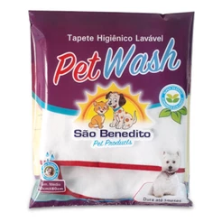 Tapete Higiênico para Cachorro Lavável Pet Wash M 80x60cm
