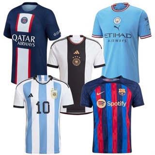 Camisetas de Futebol / Times Nacionais e Times Europeus / Escudo Bordado / Envio Rápido / Promoção