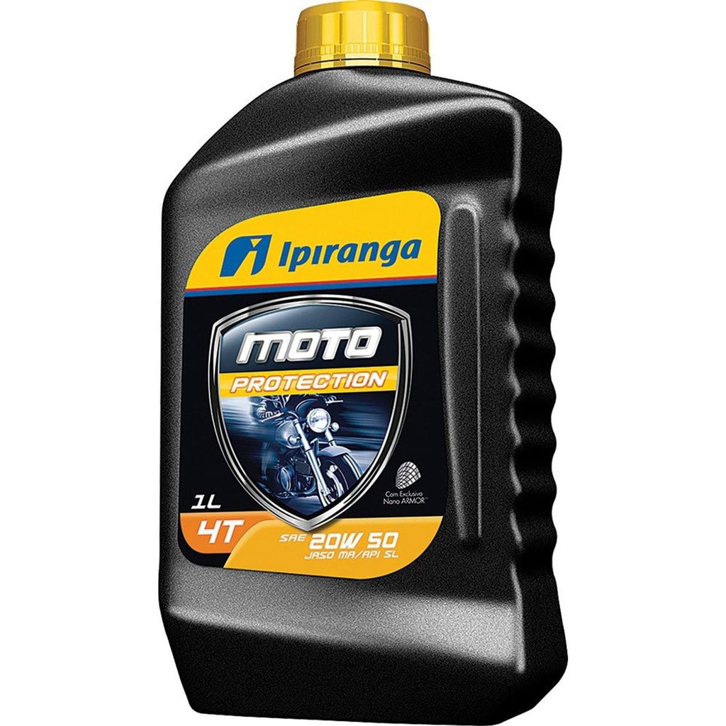 Óleo Moto Ipiranga Mineral Moto Protection SL: 4t 20w50 1 Litro