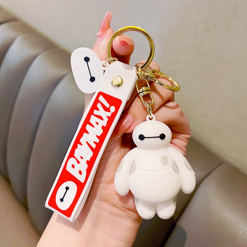 Grande Herói 6 baymax Pingente De Chaveiro De Carro