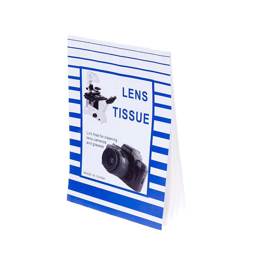 Lenço de Papel para Limpeza de Lentes Fotográficas e Óticas em Geral  Sou Foto KLC-002