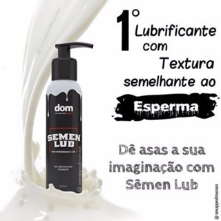 Gel Lubrificante Íntimo Simulador de Sêmen 100ml - Semen Lub