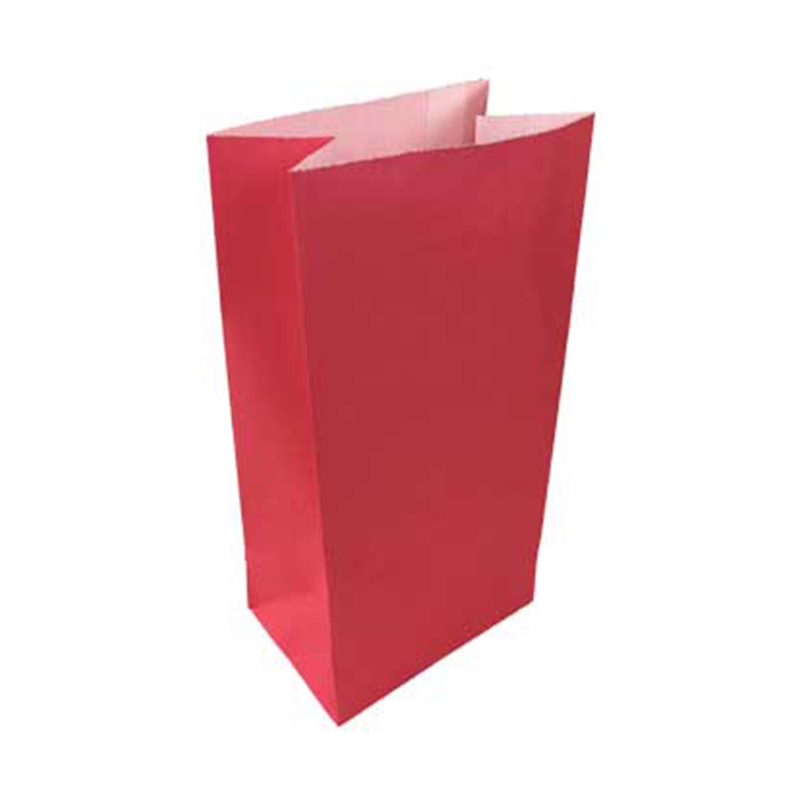 Saquinho de Papel Kraft Vermelho - 9x18x6cm - 24 unidades - Rizzo em Oferta na Shopee