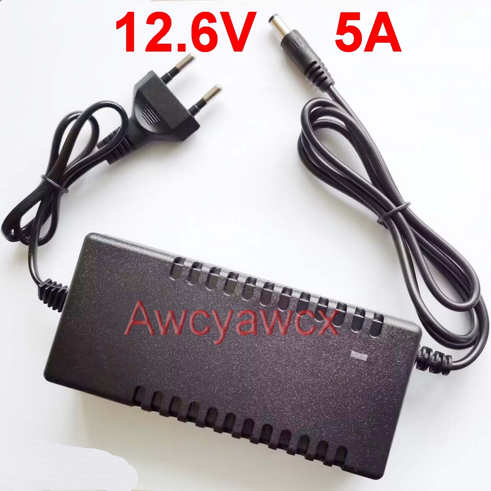 12.6V 5A 4A 3A 2A 1A 500mA Carregador De Bateria De Íon-Lítio LiPo 3S 18650 AC 100V-240V Fonte De Alimentação DC Adaptador LED