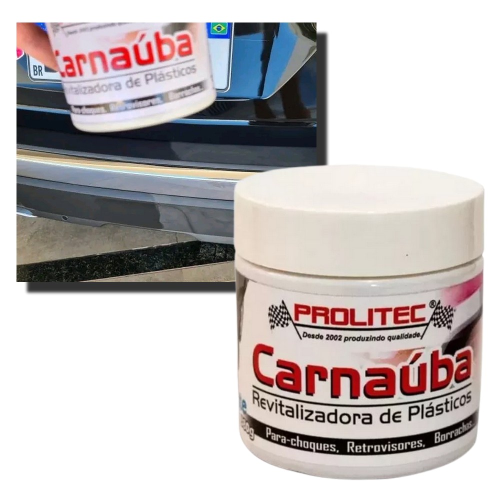 Cera Carnaúba Revitalizadora de Plásticos Prolitec 380g