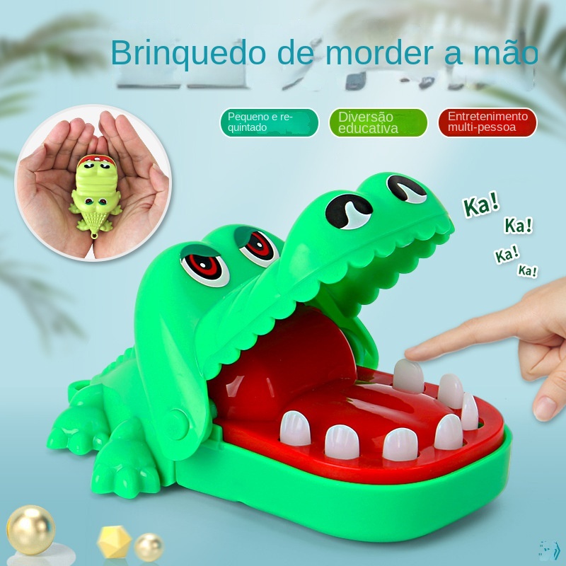Brinquedos Para Crianças Com Crocodilos Mordedores De/Dedos/Truques De Descompressão