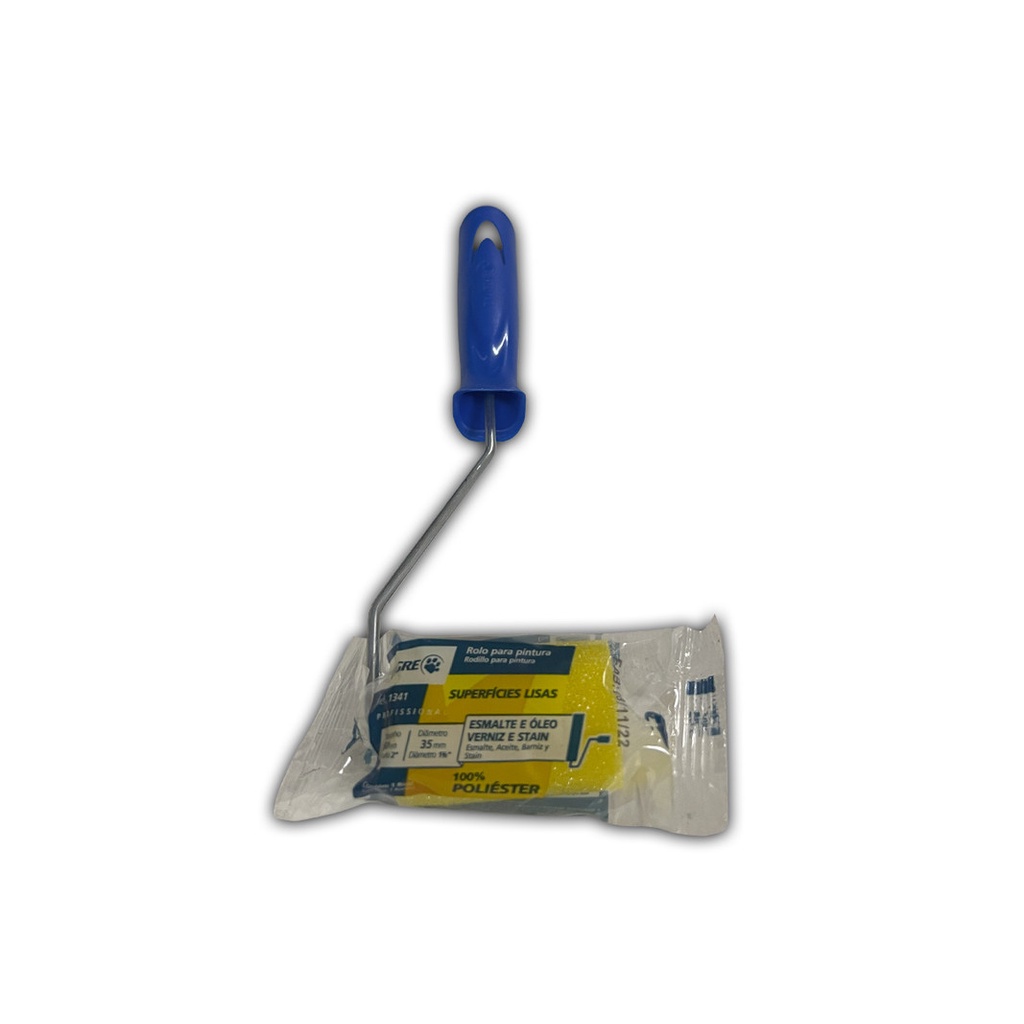 Rolo De Espuma Poliéster Para Pintura Esmalte Tinta Óleo Reforma Tigre 50 mm