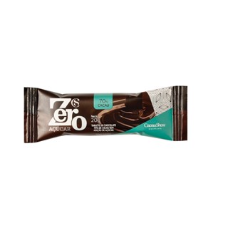 Tablete Amargo 70% Cacau Zero Adição De Açúcar 20G Cacau Show