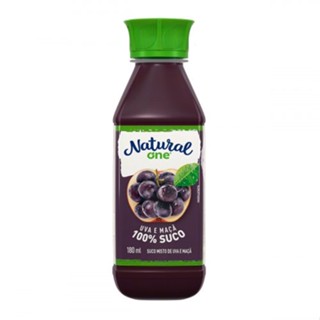 Suco Misto Uva e Maçã Ambiente Garrafa 180 ml Natural One