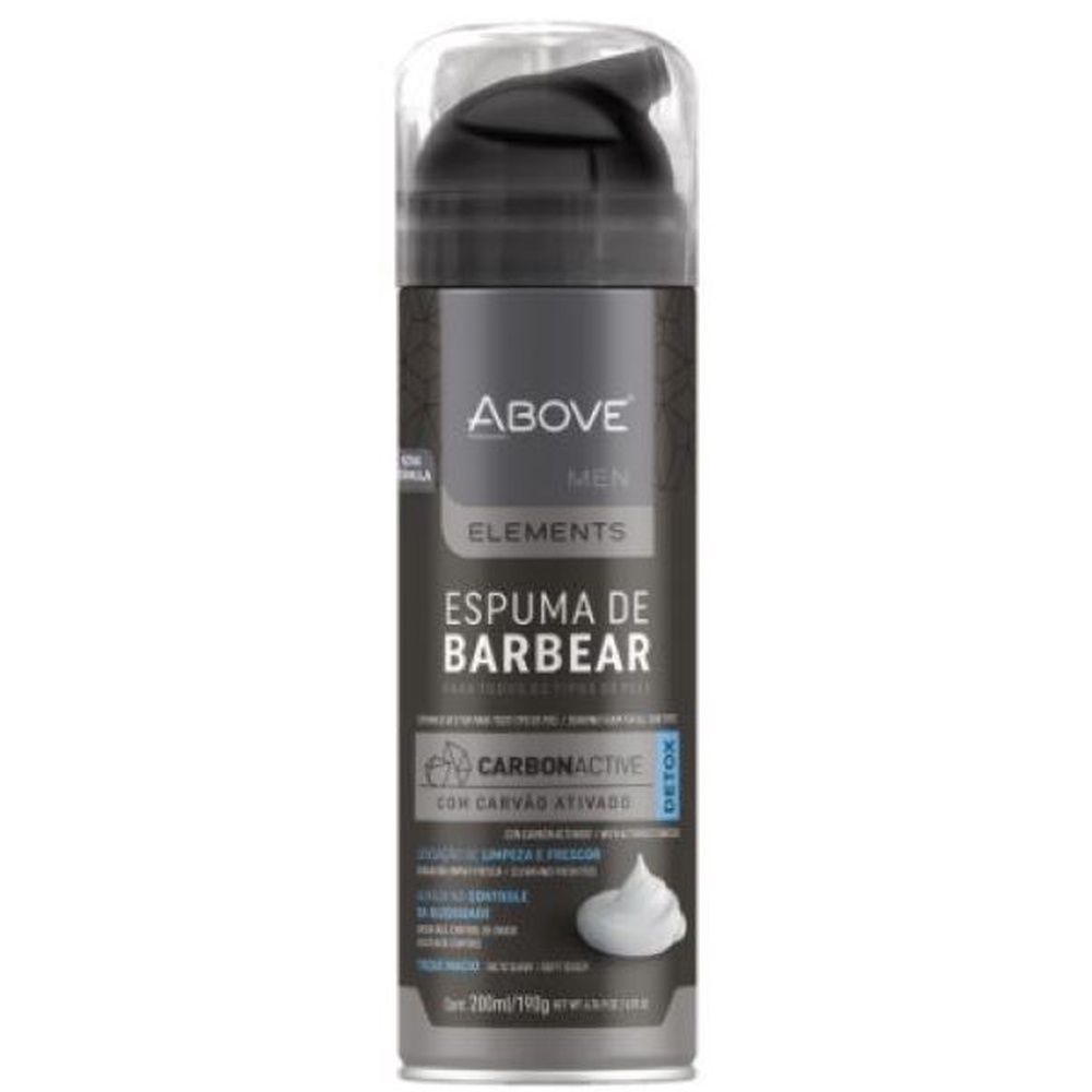 Espuma de Barbear Elements Carbon Active 200ml - Above