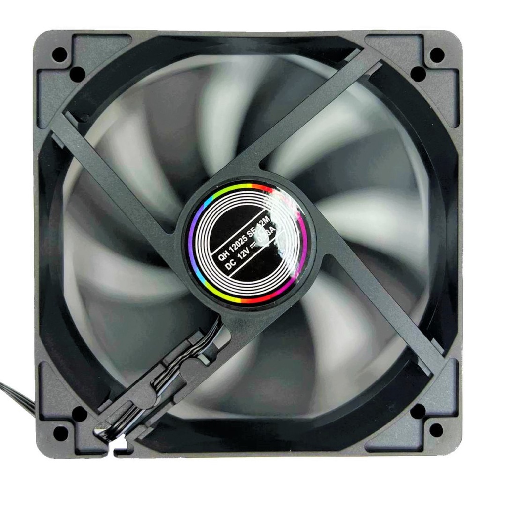 Fan Cooler Ventoinha 120x120x25 Micro Ventilador 12v 120mm Preto Sem Led