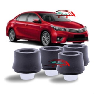 4 Batente Coxim Porta-malas Corolla 2015 2016 2017 2018 2019