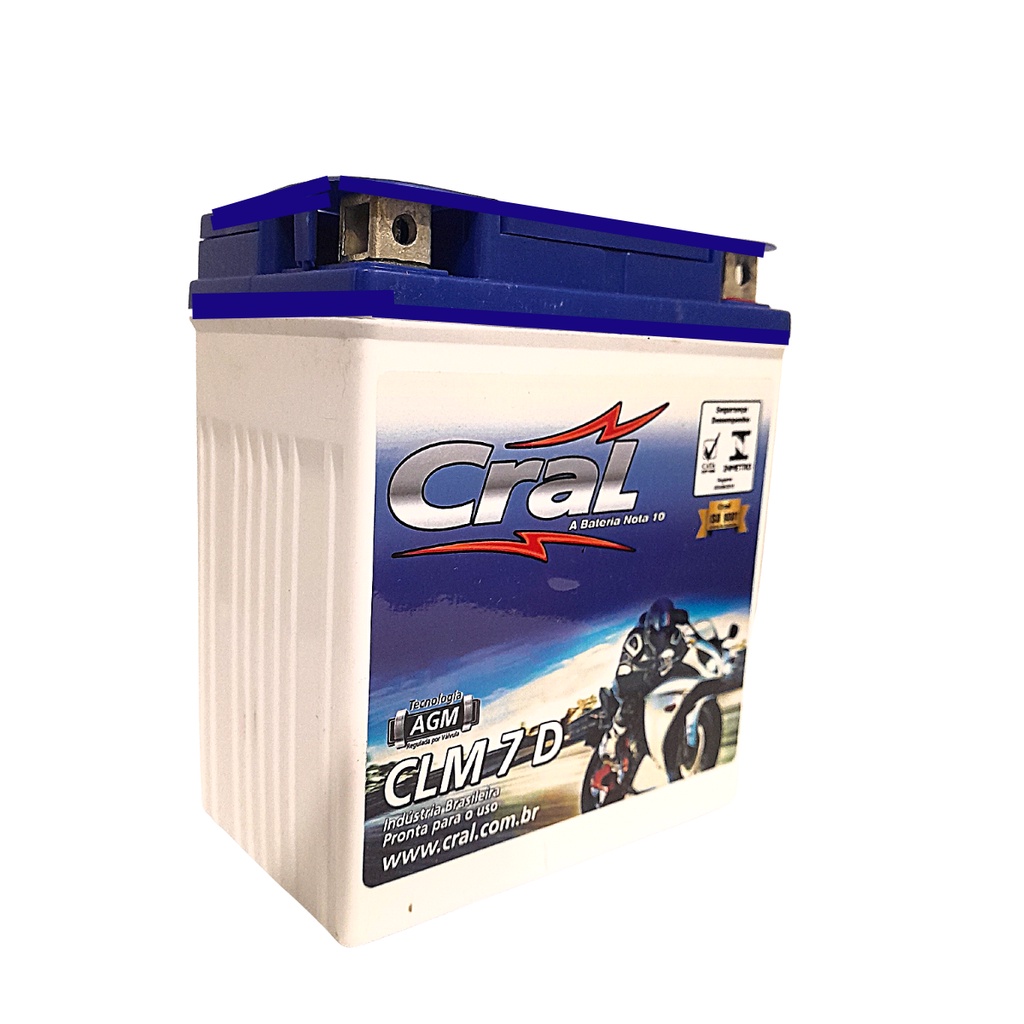 Bateria para Moto Cb600 F Hornet (até Ano 2007) 7ah Cral