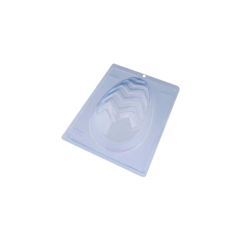 Forma Especial Silicone Bwb Ovo Vazado Estriado 500grs