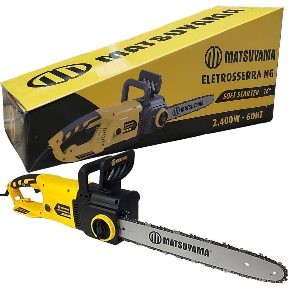 Motosserra Eletrica 2400w Sabre 16 polegadas Matsuyama em Oferta na Shopee