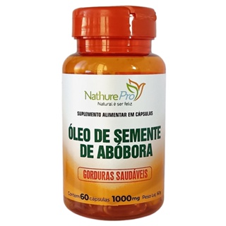 Óleo de semente de abóbora 60 Cápsulas 1000mg - Auxilio na saúde cardiovascular! em Oferta na Shopee