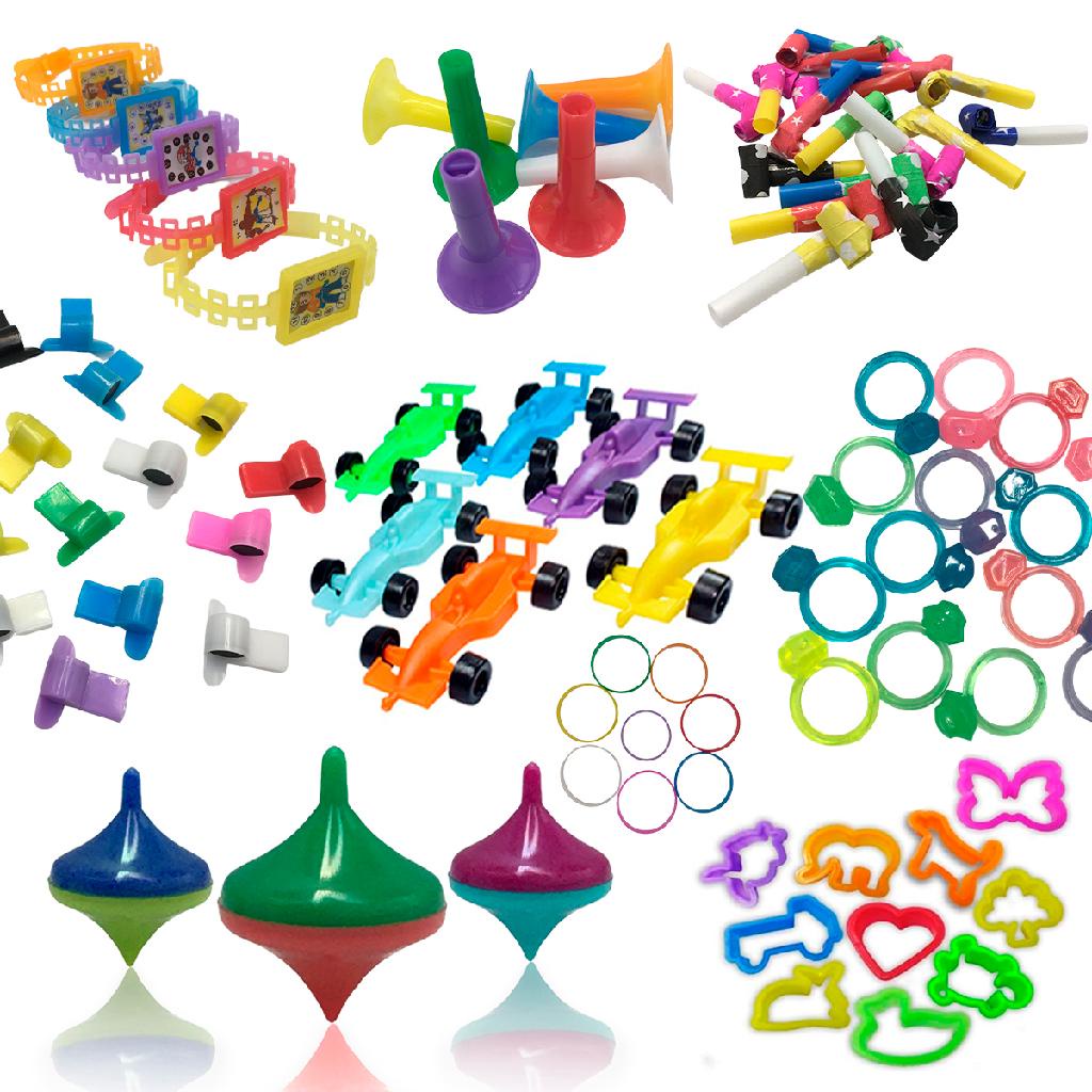 Kit 100 Brinquedos Aniversário Sacolinha Surpresa Dia das Crianças Festa Lembrancinha Unissex