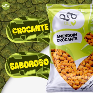 Amendoim Crocante Tradicional - 500g - P&P
