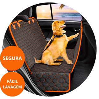 Capa Protetora Pet Banco Carro Traseiro Cão Gato Crianças