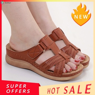 Chinelo / Sandália Ortopédica Feminina Escorregar On De Dedo Aberto em Oferta na Shopee