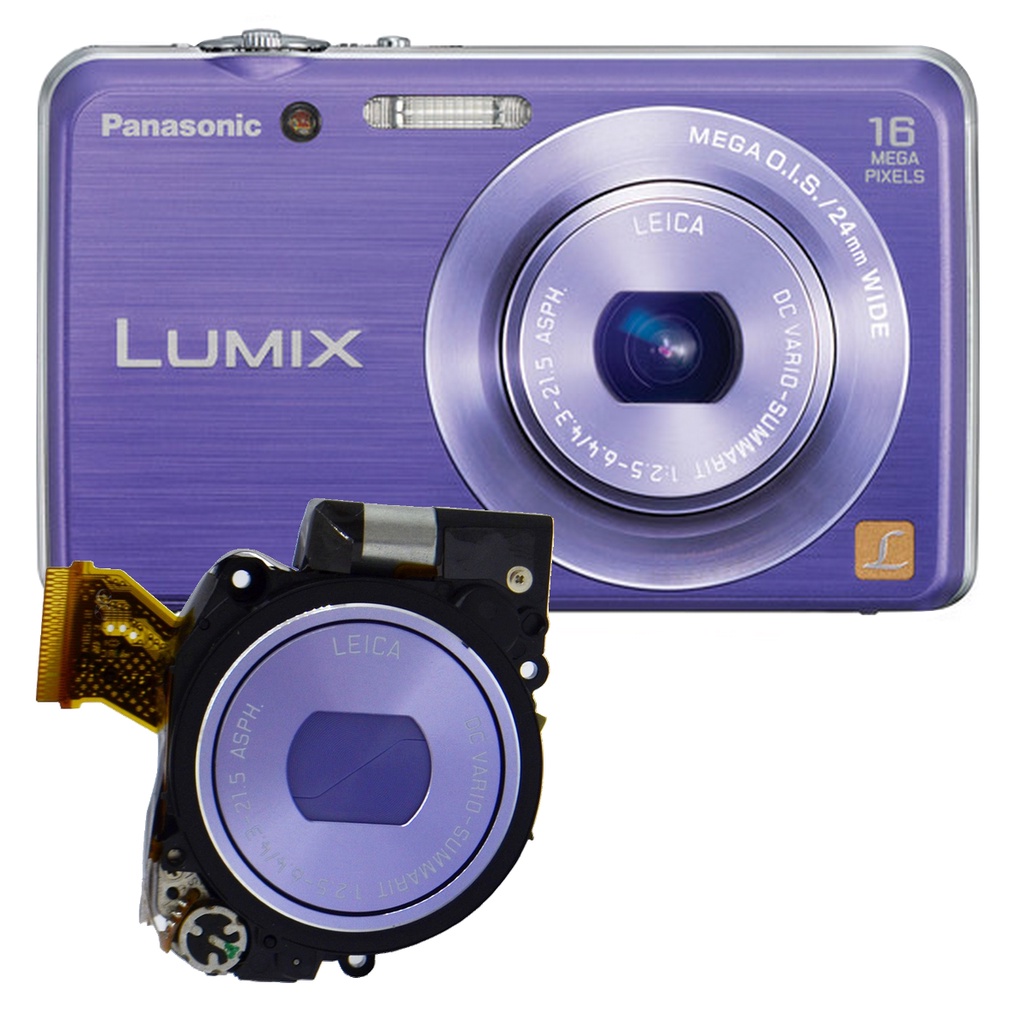 BLOCO ÓTICO / LENTE CÂMERA LUMIX PANASONIC FH8 DMC-FH8 DMC-FH8V | ORIGINAL