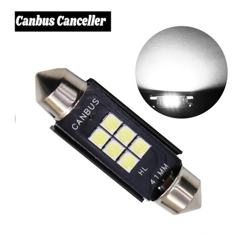 Led Torpedo Canbus Canceller 6000k 10w 3030 31-36-39-41mm em Oferta na Shopee