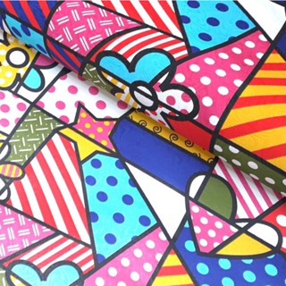Tecido Lindas Estampas Jacquard Romero Brito 1,0 x 1,40