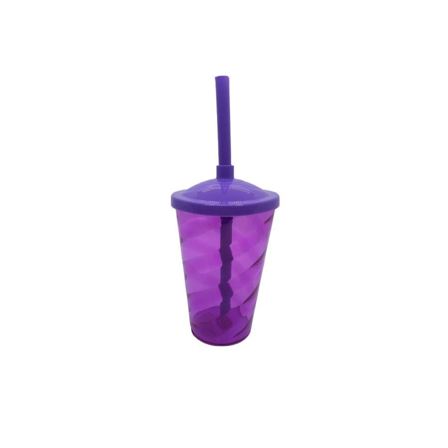 Copo de Plástico Twist Roxo 400 mL - LSC Toys - 01 Unidade - Rizzo