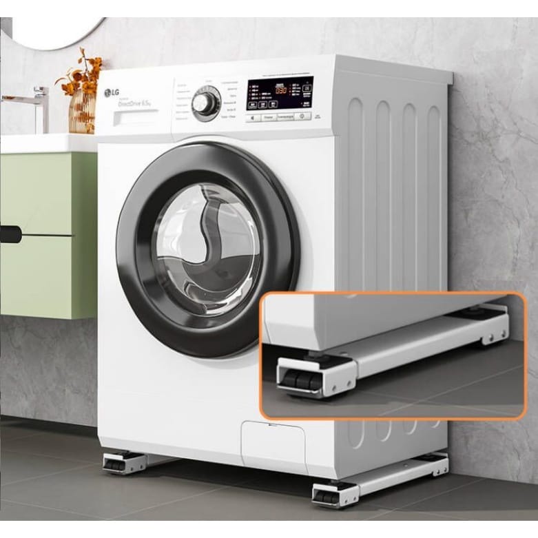 Suporte Rodinhas Para Geladeira Mover Fogão Móveis C/ Freio em Oferta na Shopee