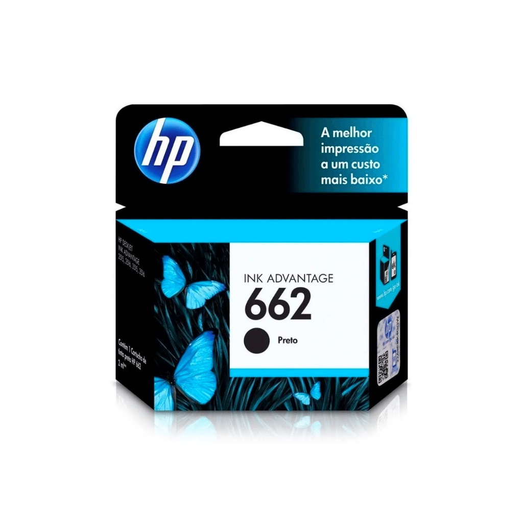 Cartucho HP 662 Preto CZ103AB - Computers & Accessories