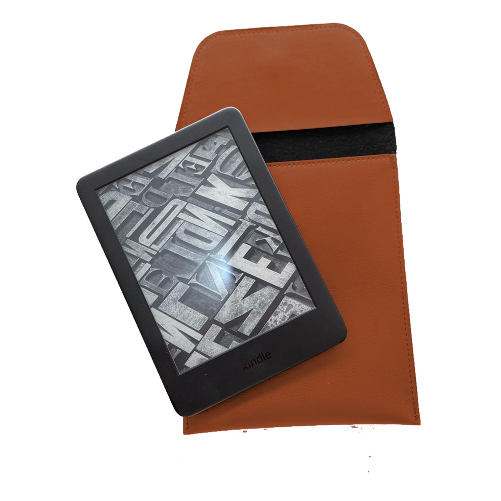 Case Capa Para Kindle Couro Ecológico Caramelo