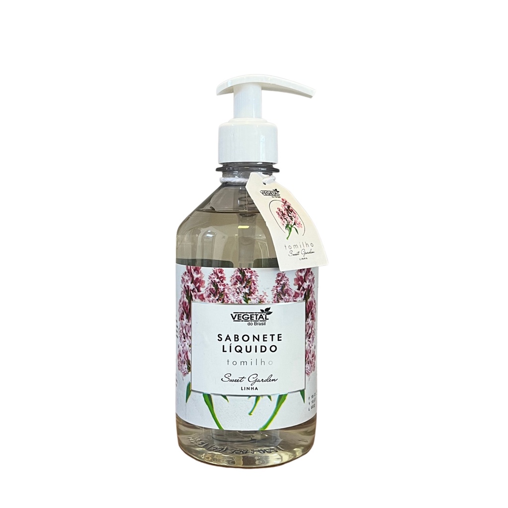 SABONETE LIQUIDO DE TOMILHO-500ML - VEGETAL DO BRASIL