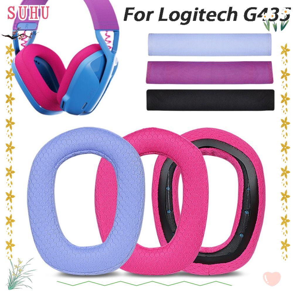 SUHU Earpads Espuma De Memória Para A Logitech G435