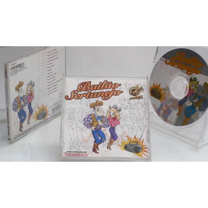 CD Sertanejo | Bailão Sertanejo - narração Teixeirinha  1997