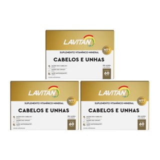Multivitamínico Lavitan Cabelos E Unhas 180 Cápsulas