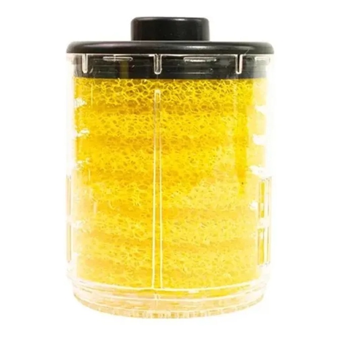 Refil Esponja Filtrante  Amarela C/ Copo P/ Filtro Boyu SP - I/II/III