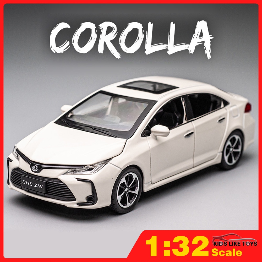 KLT 1 : 32 Toyota Corolla Metal Diecast Carro De Brinquedo Modelo Caminhões Para Crianças ...