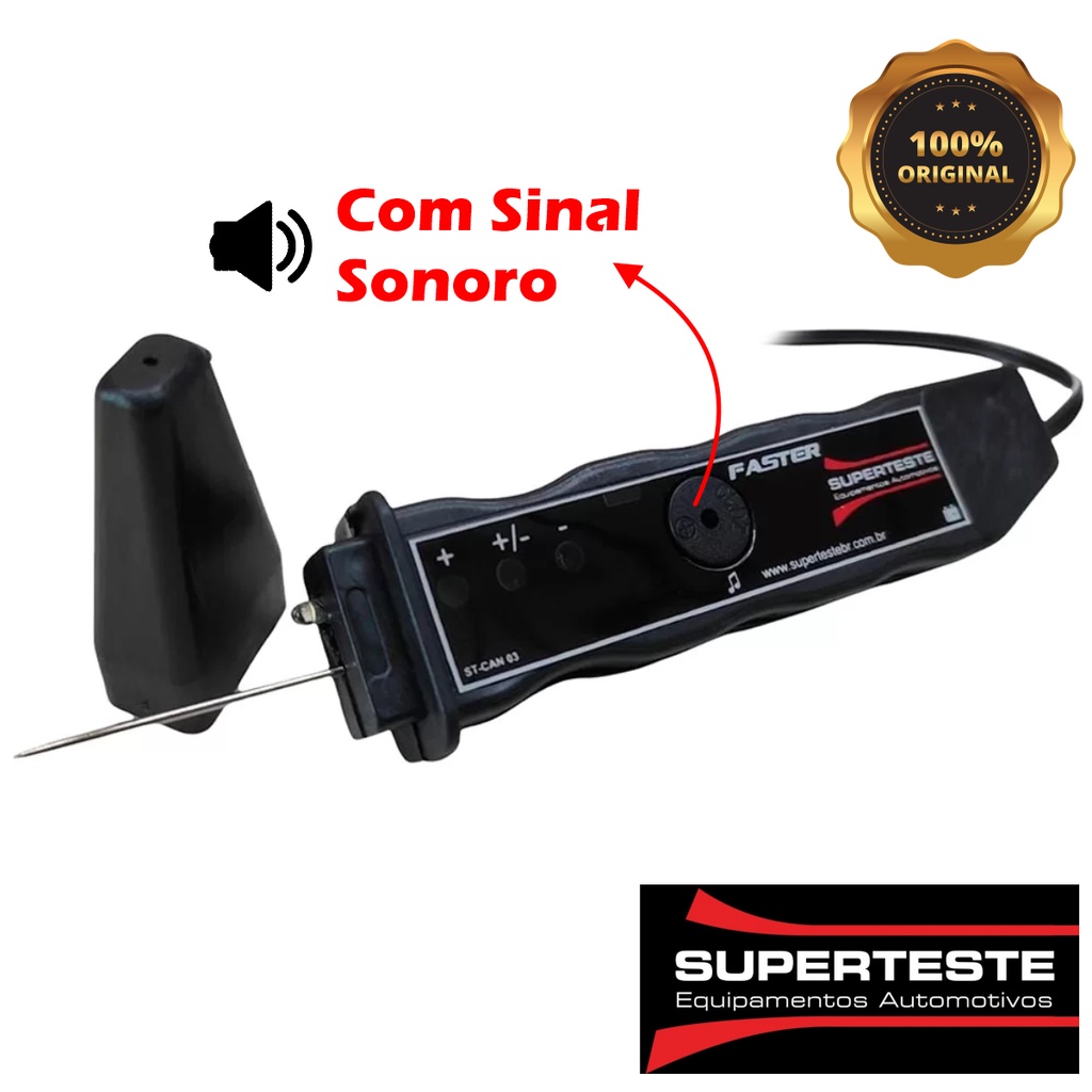 Caneta Teste Polaridade C/ Sinal Sonoro 12v E 24v Superteste em Oferta na Shopee