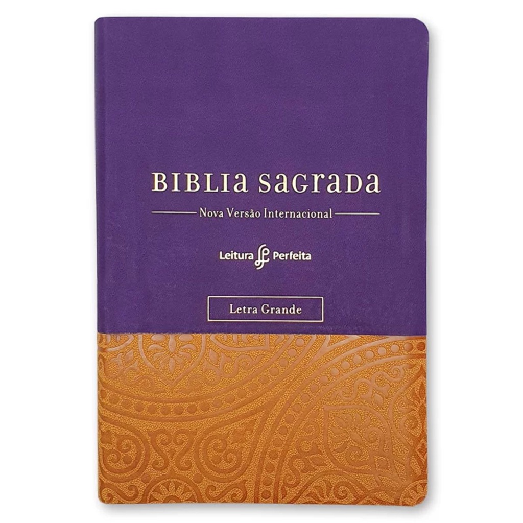 Bíblia Sagrada Com Espaço para Anotações | Letra Grande Leitura Perfeita NVI | Capa Luxo Roxa