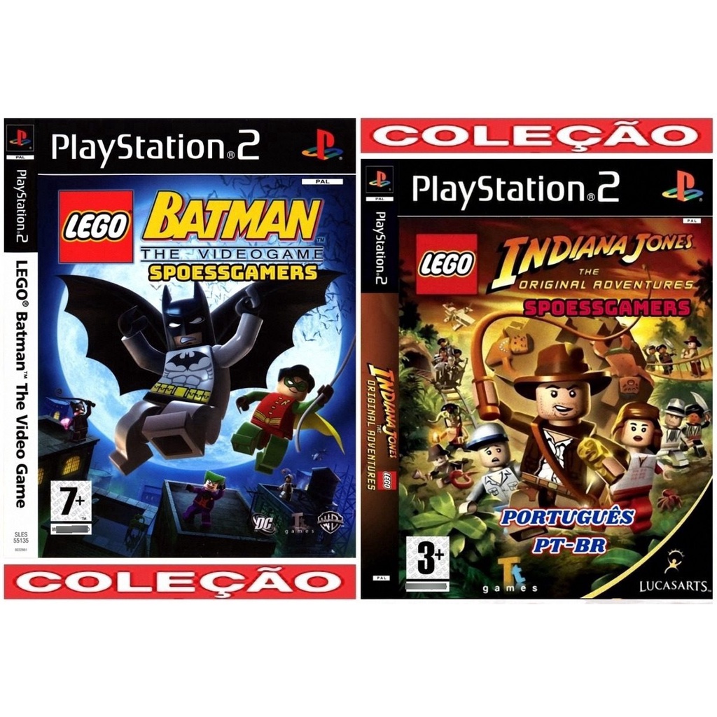 Lego Batman E Indiana Jones Português Ps2 Patch