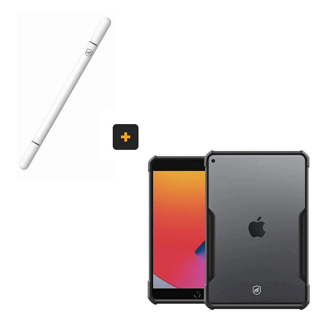 Kit Capa Dual Shock X e Caneta Dinamic para iPad 10.2 (7 / 8 / 9 Geração) - Gshield em Oferta na Shopee