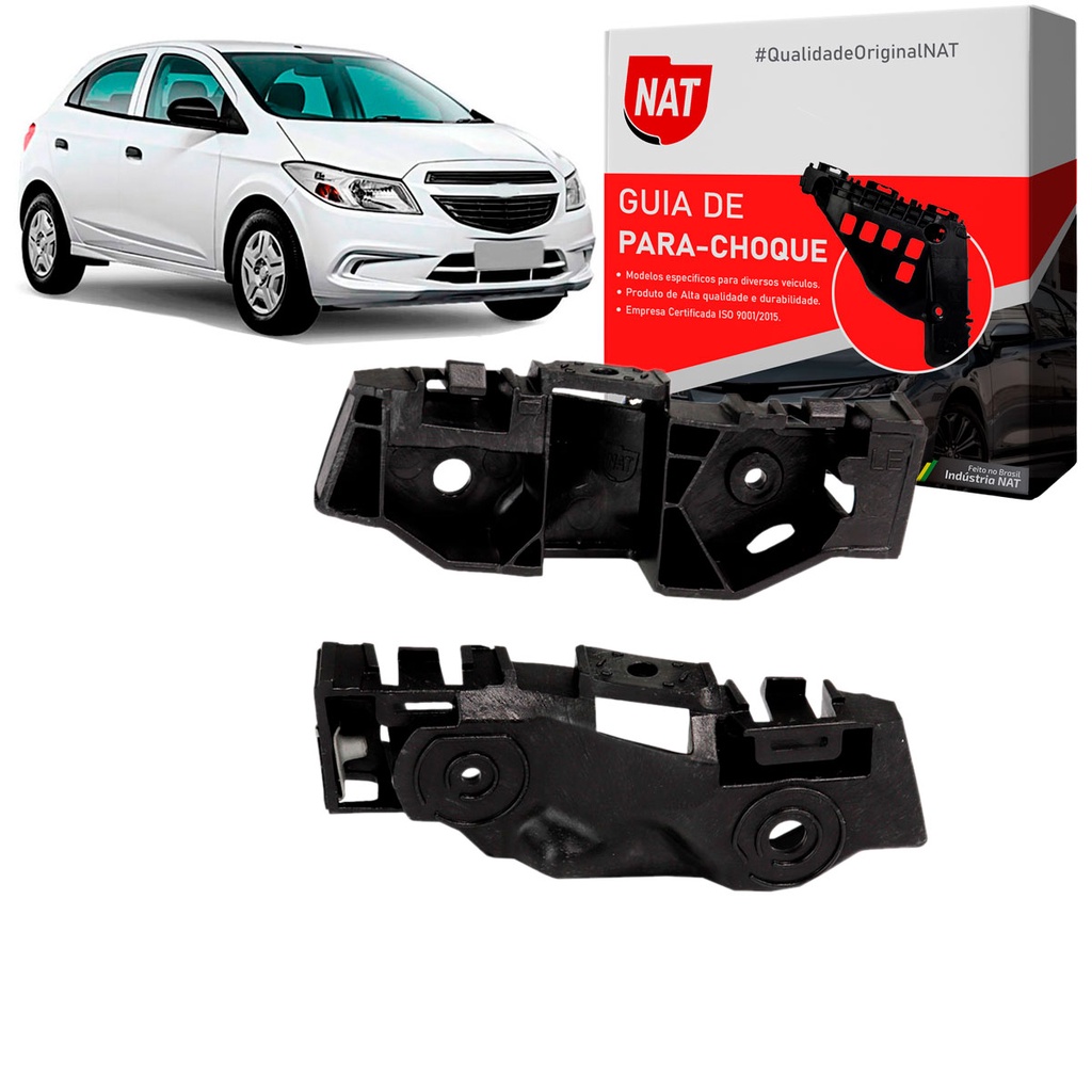 Suporte Guia Parachoque Onix E Prisma 2017 Até 2019 E Joy/Joy Plus 2019 Até 2021 Dianteiro em Oferta na Shopee