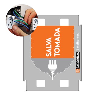 Salva Tomada Proteção Para Caixas Eletrica 4X4 Com 10 Unid
